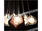   Contemporary 25 Glass Shade Pendant Lamp Ceiling Lighting Fixture