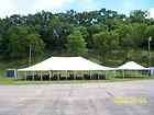 30 x 50 WHITE POLE TENT USED COMMERCIAL GRADE