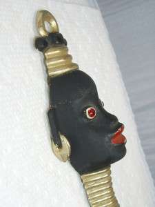 Vintage 1950s Jeweled Whimsical Figural BLACKAMOOR Bottle Opener 