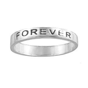   Moon R16649 6 Sterling Silver Friends Forever Light Ring   Size 6
