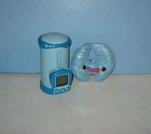 2008 Mattel Electronic Game Blue My Meebas w/ Mini Stuffed Plush 