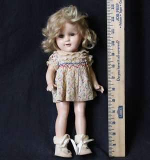 L330 VINTAGE 1930s IDEAL 13 INCH SHIRLEY TEMPLE COMPOSITION  