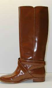 MARC JACOBS Riding Boot Tall Brown Leather Boots 36.5  