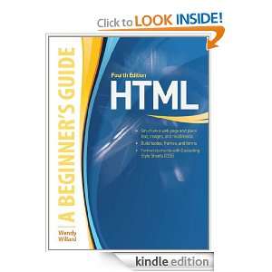 HTML A Beginners Guide Wendy Willard  Kindle Store