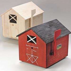  S&S Worldwide Wooden Mailbox Toys & Games