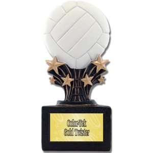  Shooting Star 6 Custom Volleyball Resin Trophies GOLD COLOR TEK 