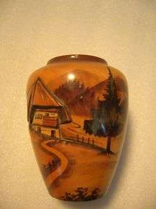 Vintage Black Forest Souvenir Vase Germany  