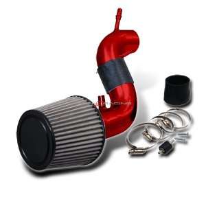 05 06 Ford Focus Duratec 2.0L Cold Air Intake with Filter   Red Piping