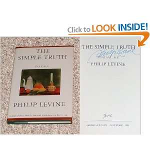    The Simple Truth  Poems (9780679435808) Philip Levine Books