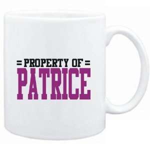  Mug White  Property of Patrice  Female Names Sports 