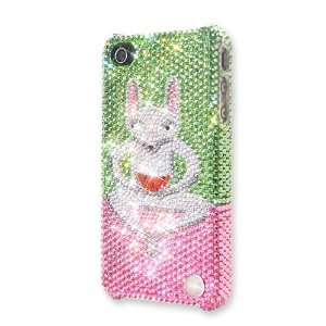  Watermelon Lemur Swarovski Crystal iPhone 4 and 4S Case 