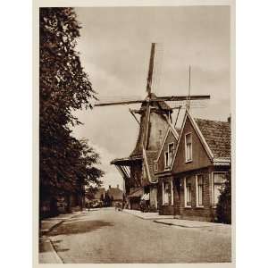  c1930 Koog aan de Zaan Windmill Holland The Netherlands 