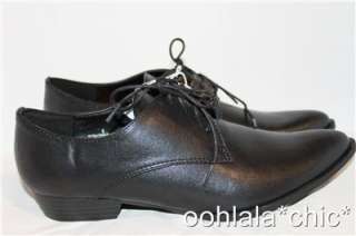 DOLCE VITA for Target Black Oxford Flat Shoes NWT Vegan  
