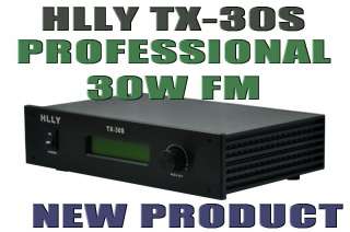 HLLY TX 30S 30W PROFESSIONAL FM TRANSMITTER + Power NEW  