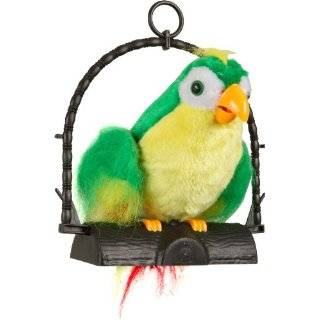   Product Solutions Repeat Talking Parrot Repeats What You Say (Green