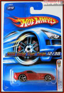 2006 Hot Wheels # 012 2006 Dodge Viper Coupe Orange  