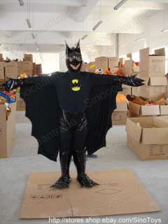Batman Mascot Costume Fancy Dress Outfit Suit  