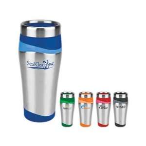 Color Touch   Stainless tumbler with stainless lid and 2 tone color 