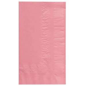  15 x 17 Dusty Rose Paper Dinner Napkins 2 Ply   125 