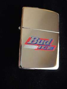 BUDWEISER ZIPPO LIGHTER BUD ICE BEER XII 1996 SEALED NEW in BOX  