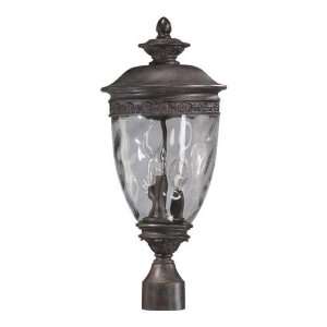 Georgia Family 3 Light Etruscan Sienna Outdoor Post Lantern 7402 3 43