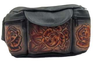 BORDER LEATHER JB 7F HAND TOOLED LEATHER FANNY PACK  