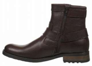 STEVE MADDEN Mens Leather Ankle Boots, Black & Brown  