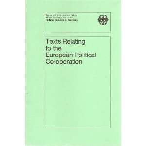  Texts relating to the European Political Co operation 