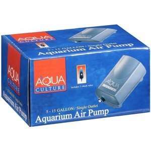  Aqua Culture 5 15 Gallon Single Outlet Aquarium Air Pump 