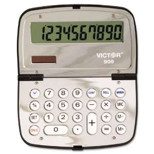909 Handheld Calculator, 10 Digit LCD   Sold As 1 Each   Extra large 