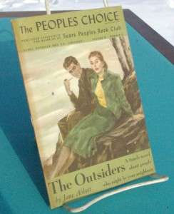  Peoples Book Club Vol 5 No 4 The Outsiders  