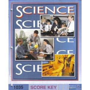  Science 1035 PACE Score Key School of Tomorrow Books