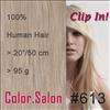   In HUMAN HAIR EXTENSIONS Double Weft FULL HEAD DARKEST BROWN #2  