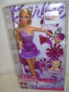 800 NRFB Mattel I Love Nails Barbie Fashion Doll  