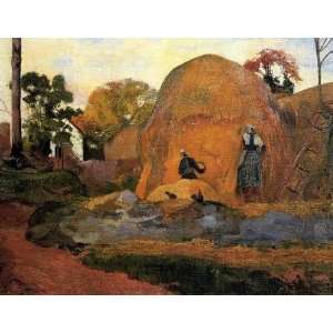 painting reproduction size 24x36 Inch, painting name Yellow Haystacks 