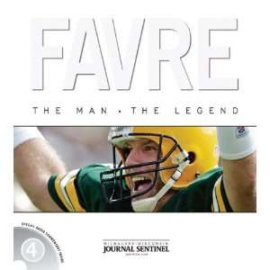  Brett Favre The Man. The Legend Hardcover Book Sports 