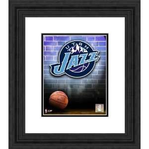  Framed Team Logo Utah Jazz Photograph