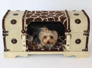 Luxury stylish Designer Hide A Bed & Dog cat carrier Pet travel Crate 