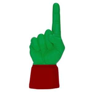   Foam Finger Kelly Hand/Jersey Combo MAROON JERSEY / KELLY GREEN HAND