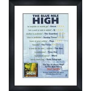 BLUE NILE High   Custom Framed Original Ad   Framed Music Poster/Print 