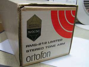 Ortofon RMG 212 Limited Edition Tonearm, Made in Japan.  