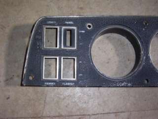   1969 CHARGER INSTRUMENT CLUSTER DASH BEZEL IN FAIR CONDITION  