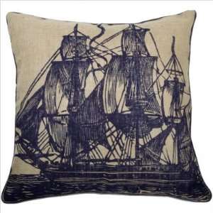  Sail Pillow in Ink Stuffed No