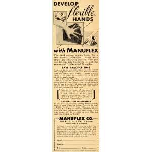   Manuflex Flexible Hands Portland   Original Print Ad