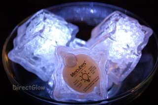 Set of 6 Litecubes WHITE Light up LED Ice Cubes 722301710210  