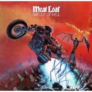    Meatloaf Autographed Bat Out of Hell Album