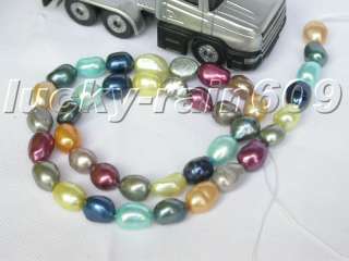 1pcs 11mm Multicolor baroque pearls loose beads s2013  