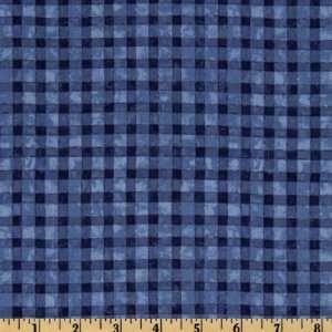  44 Wide Timeless Treasures Plaid Blue Fabric By The Yard 