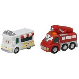    Firehouse Tales 3.5 Bath Toy Vehicle Wiser & Milkie Toys & Games