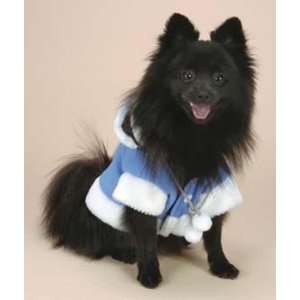  Blue Frost Fleece Dog Coat   Medium